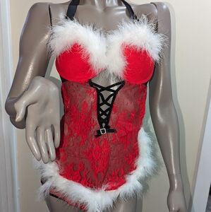 Victoria’s Secret Sexy Little Things Santa Baby Costume M